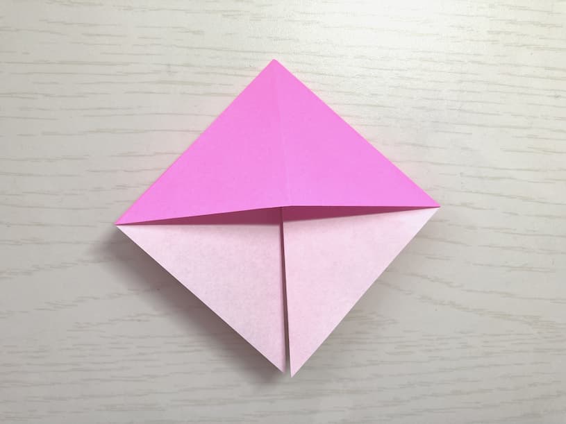 開いて折る裏側カタツムリ